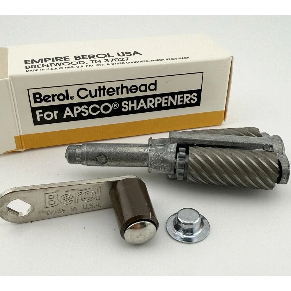 Berol Cutterhead APSCO Hand Crank Pencil Sharpeners Type 3A Giant Atlas V8 V10 N